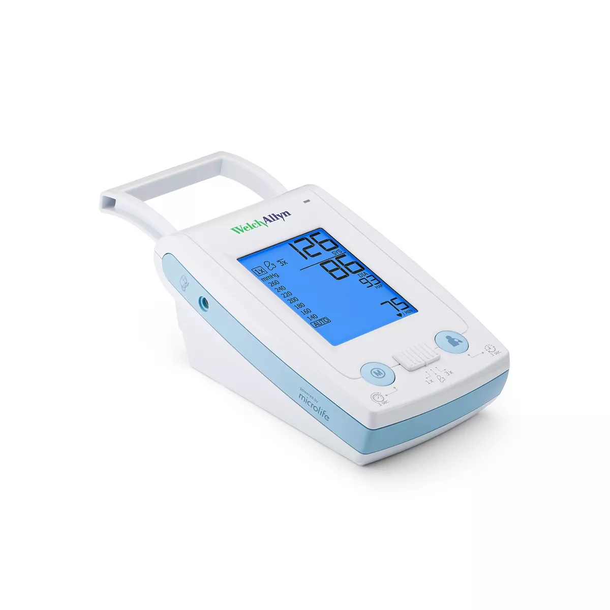 Monitor Non-Invasive Blood Pressure Digital ProBP 2400 w/ Battery, 1 Large Adult & 1 Adult Cuff, Power Supply w/ Adapters (1/EA) by Hillrom/Welch Allyn  ID 2400